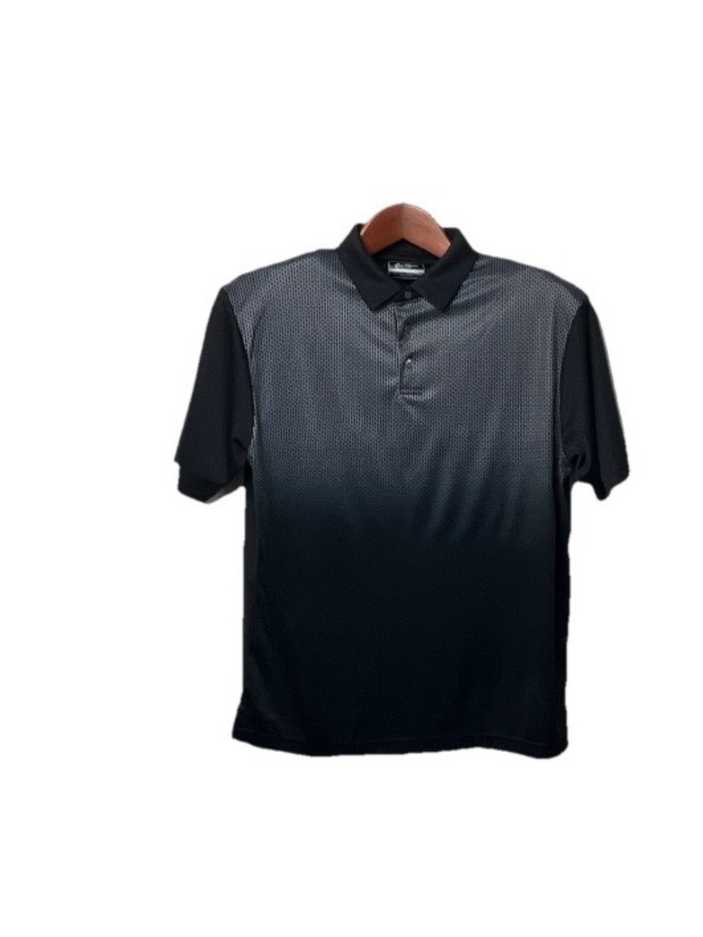 Ben Hogan Men's Black Ombre Polo Shirt